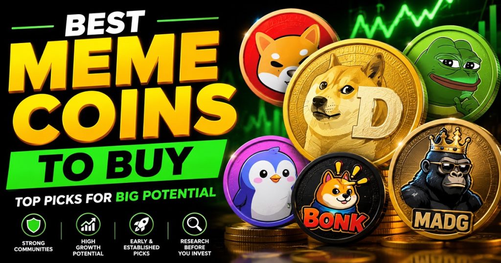 Best Meme Coins to Buy: Top Picks With High Potential 3 Best Meme Coins to Buy: Top Picks With High Potential