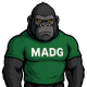 Mad Gorilla Coin Meme Utility Defi Cryptocurrency logo