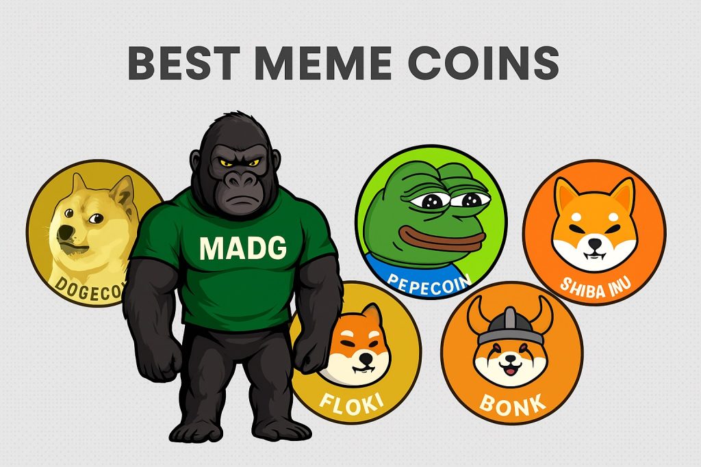 an Image of meme coins for article long term meme coins