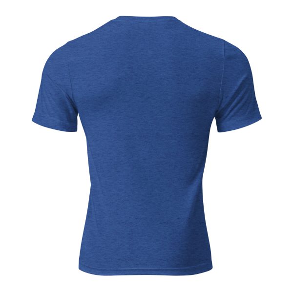 royal tri blend blue T shirt with Funny saying for dog lovers