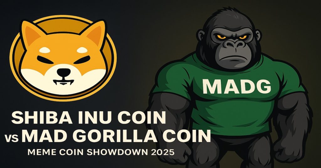 Shiba Inu Coin vs Mad Gorilla Coin | Price & News 2025 1 Shiba Inu Coin vs Mad Gorilla Coin which meme coin is better?
