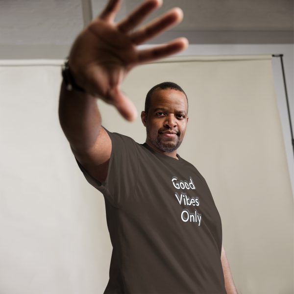 Good Vibes Only T shirt with Postivity Quote - Image 14