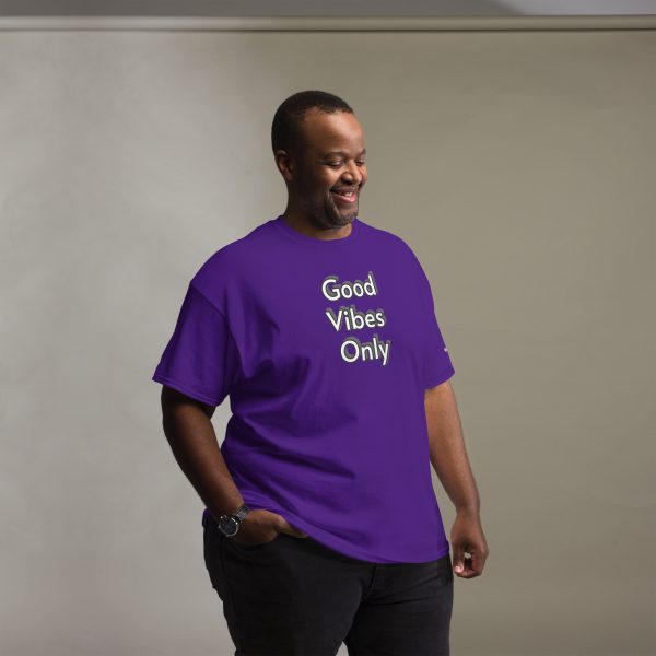 Good Vibes Only T shirt with Postivity Quote - Image 7