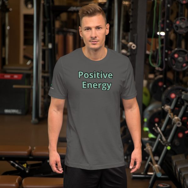 Positive Energy Unisex T-Shirt Asphalt Grey Color