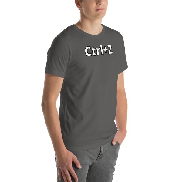 Cntrl + Z Funny Unisex t-shirt - Image 55