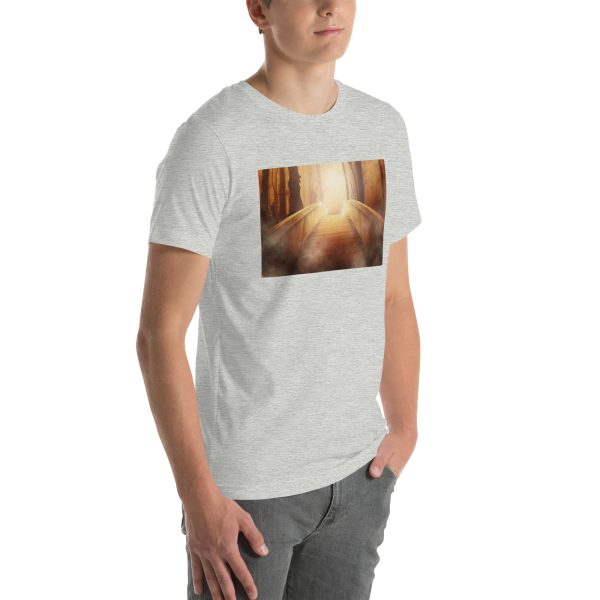 Bridge in the Forest Graphic Unisex T-shirt - Image 60