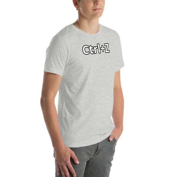 Cntrl + Z Funny Unisex t-shirt - Image 69