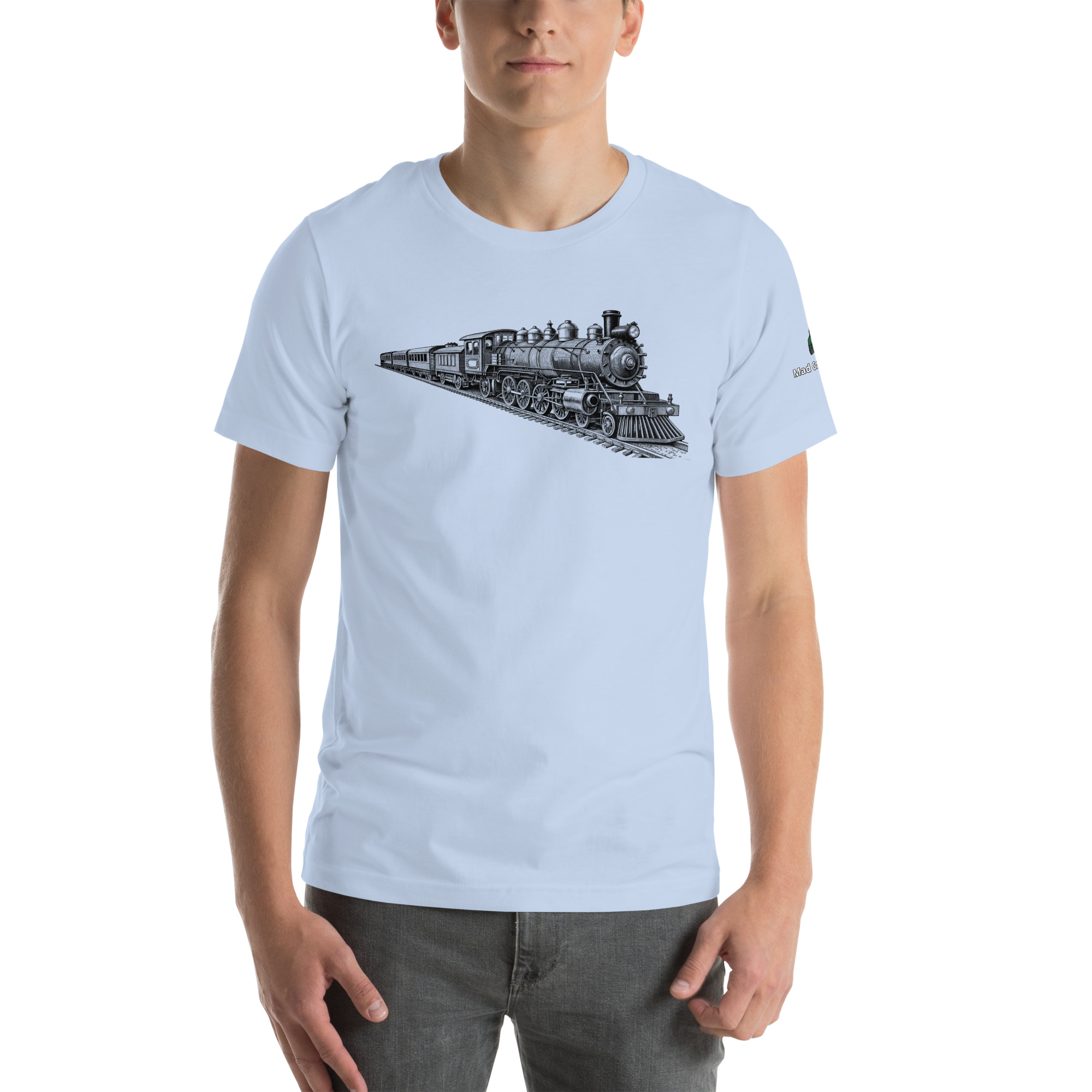 Old Train Graphic Unisex t-shirt 49 Old Train Graphic Unisex t-shirt - Image 49
