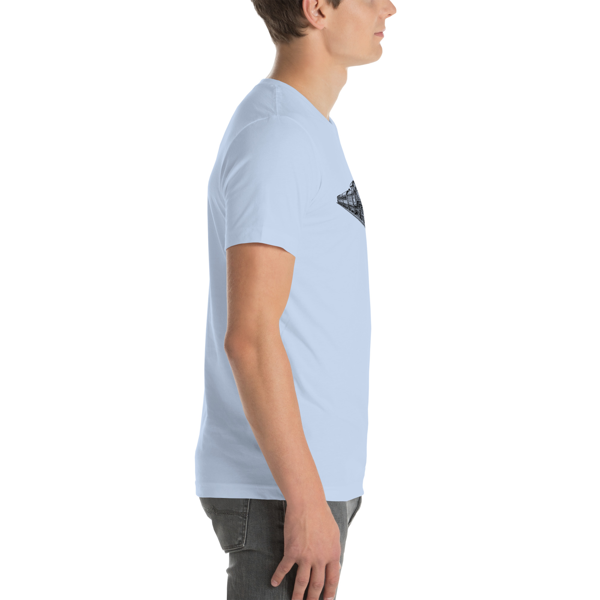 Old Train Graphic Unisex t-shirt 53 Old Train Graphic Unisex t-shirt - Image 53