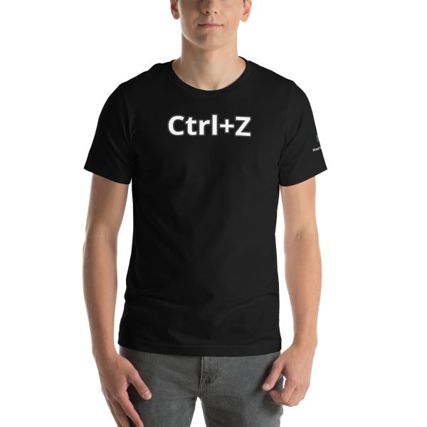 Cntrl + Z Funny Unisex t-shirt - Image 8