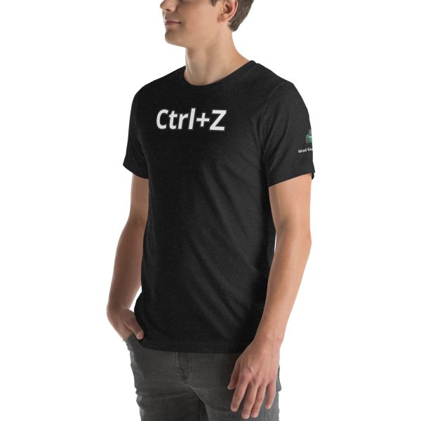 Cntrl + Z Funny Unisex t-shirt - Image 4
