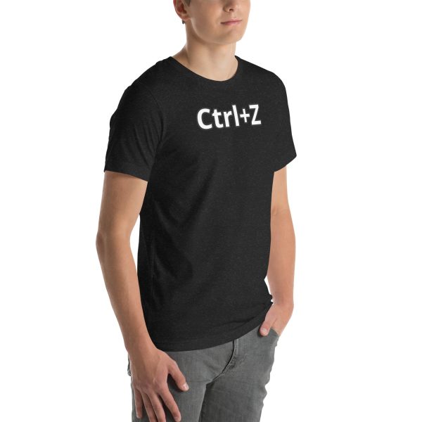 Cntrl + Z Funny Unisex t-shirt - Image 6