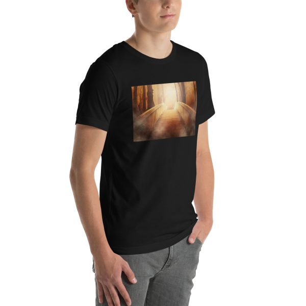 Bridge in the Forest Graphic Unisex T-shirt - Image 12