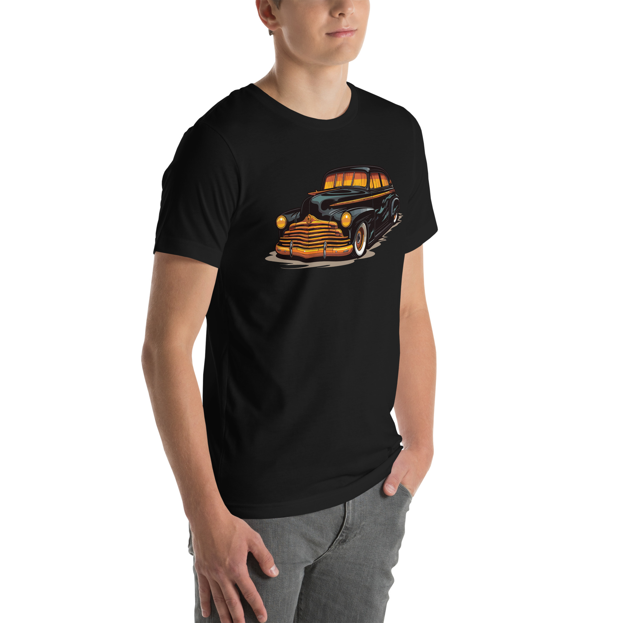 Vintage Car Graphic Unisex t-shirt 13 Vintage Car Graphic Unisex t-shirt - Image 13