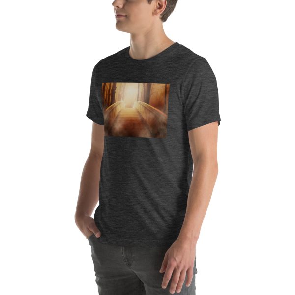 Bridge in the Forest Graphic Unisex T-shirt - Image 40