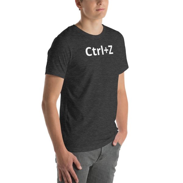 Cntrl + Z Funny Unisex t-shirt - Image 48