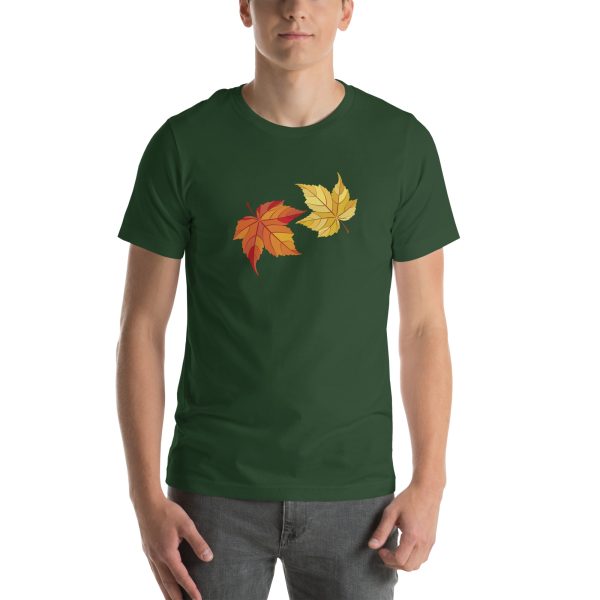 Maple Leaves Nature Graphic Unisex t-shirt - Image 43