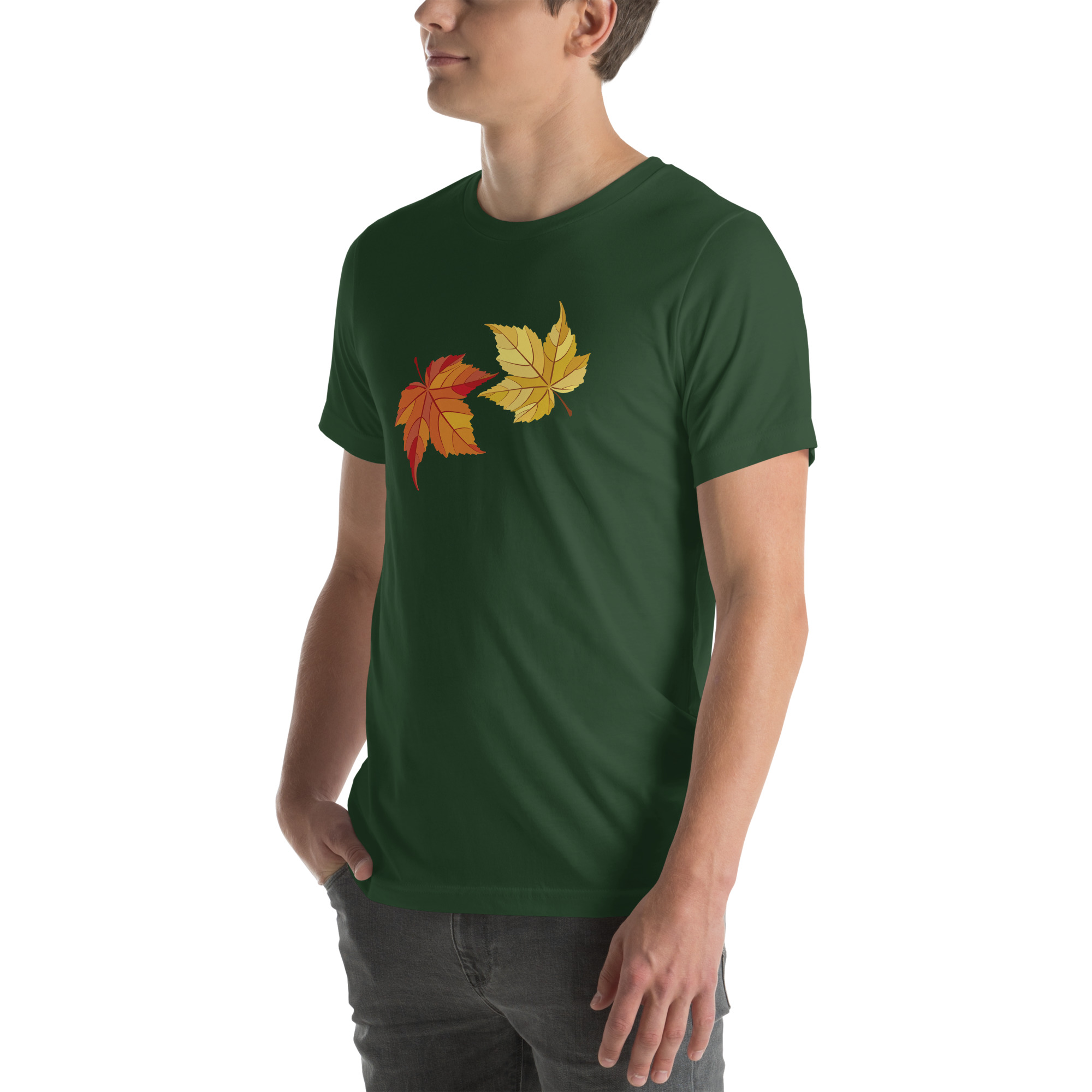 Maple Leaves Nature Graphic Unisex t-shirt 46 Maple Leaves Nature Graphic Unisex t-shirt - Image 46