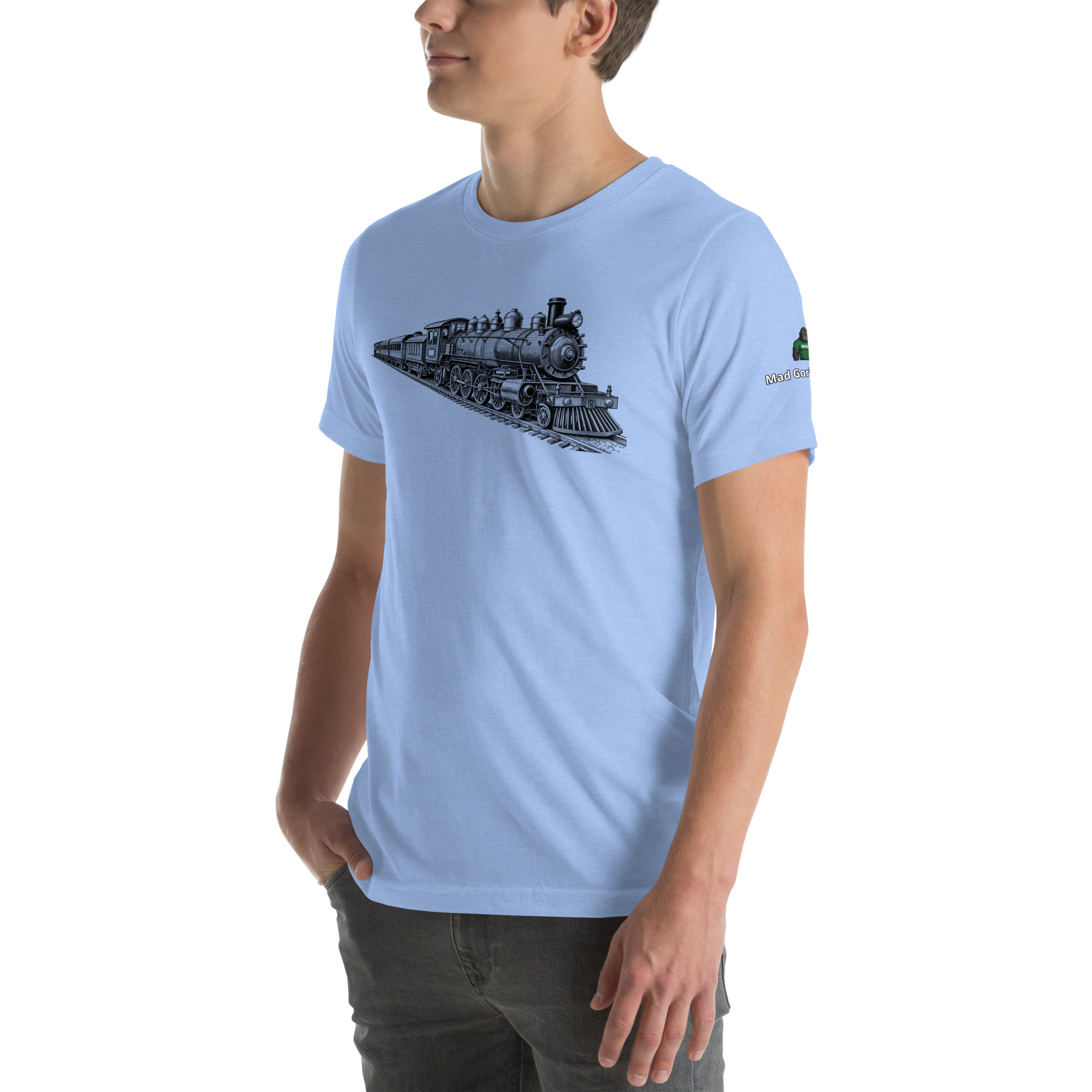 Old Train Graphic Unisex t-shirt 22 Old Train Graphic Unisex t-shirt - Image 22