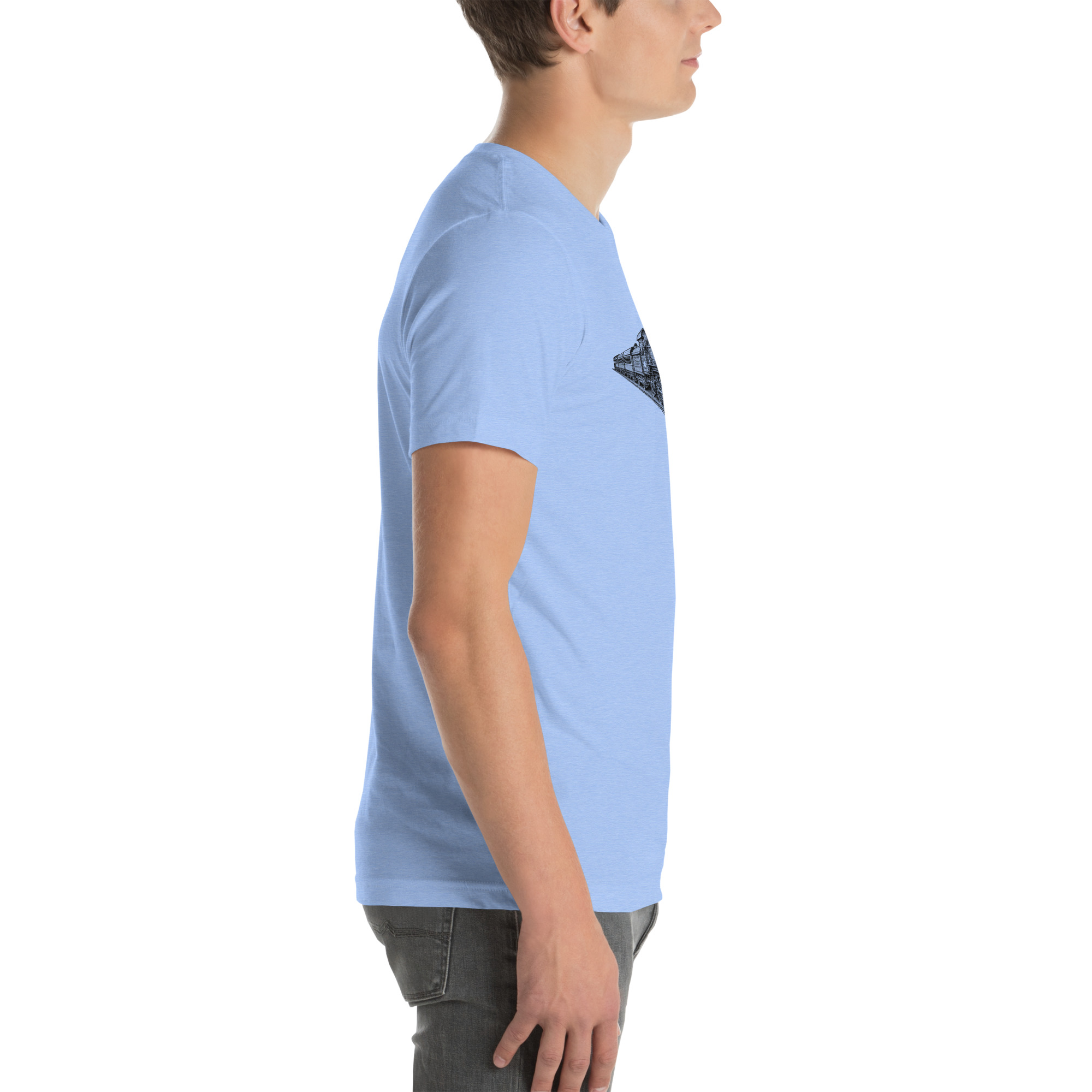 Old Train Graphic Unisex t-shirt 21 Old Train Graphic Unisex t-shirt - Image 21