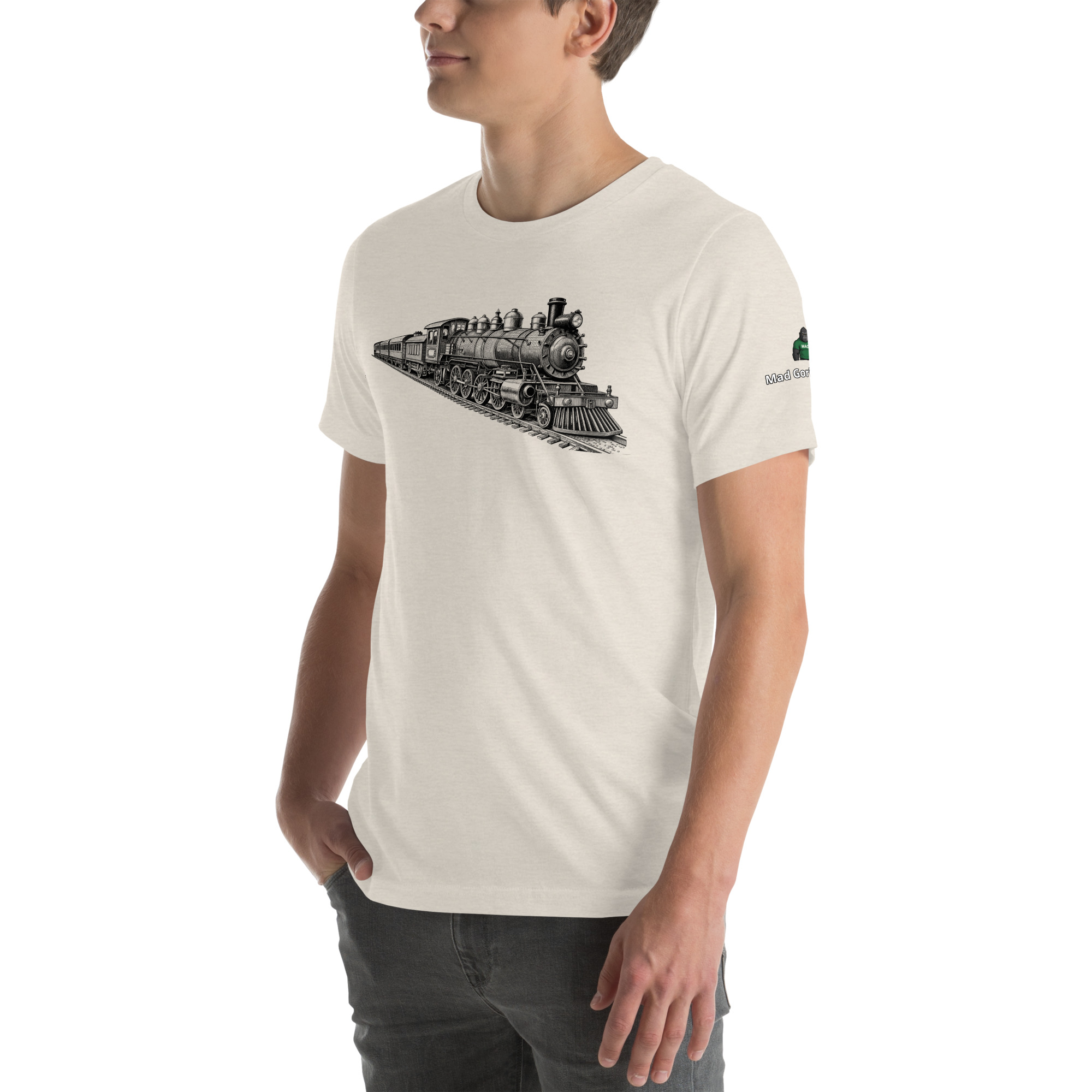 Old Train Graphic Unisex t-shirt 58 Old Train Graphic Unisex t-shirt - Image 58