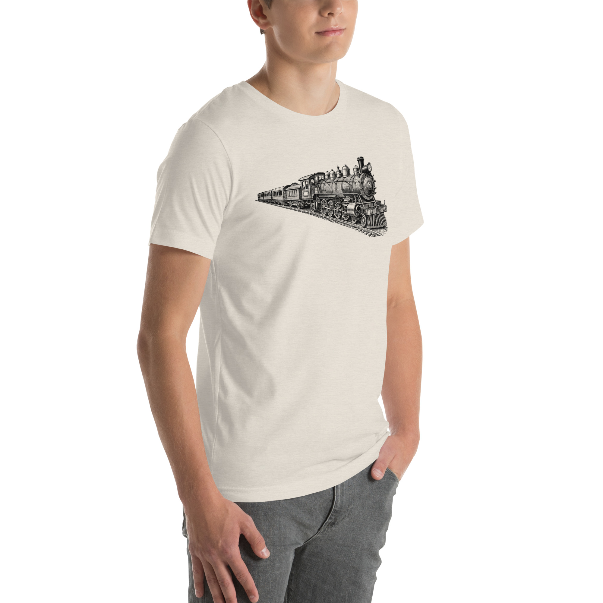 Old Train Graphic Unisex t-shirt 60 Old Train Graphic Unisex t-shirt - Image 60