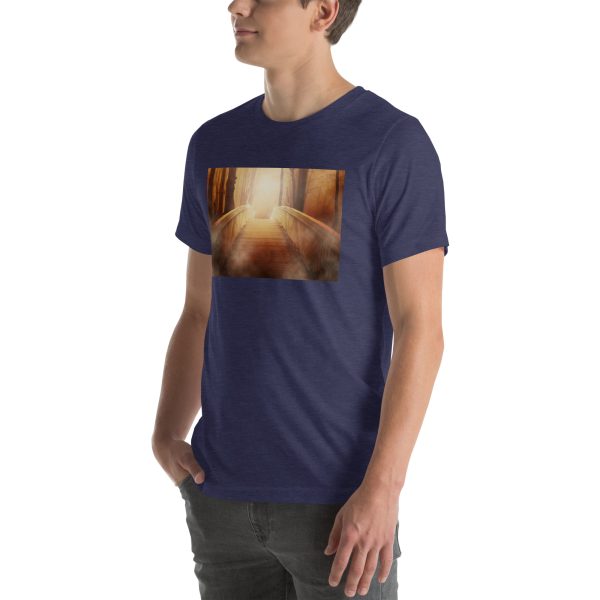 Bridge in the Forest Graphic Unisex T-shirt - Image 22