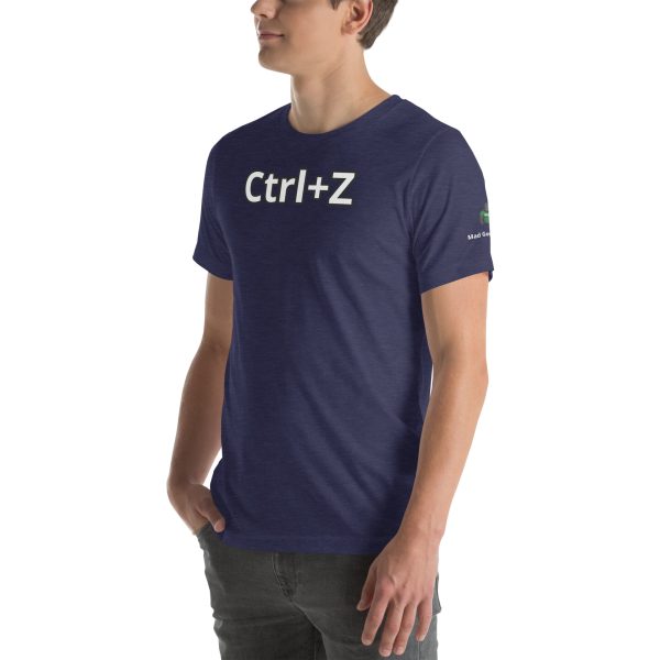 Cntrl + Z Funny Unisex t-shirt - Image 25