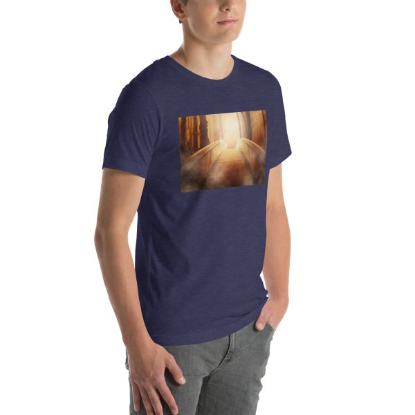 Bridge in the Forest Graphic Unisex T-shirt - Image 24