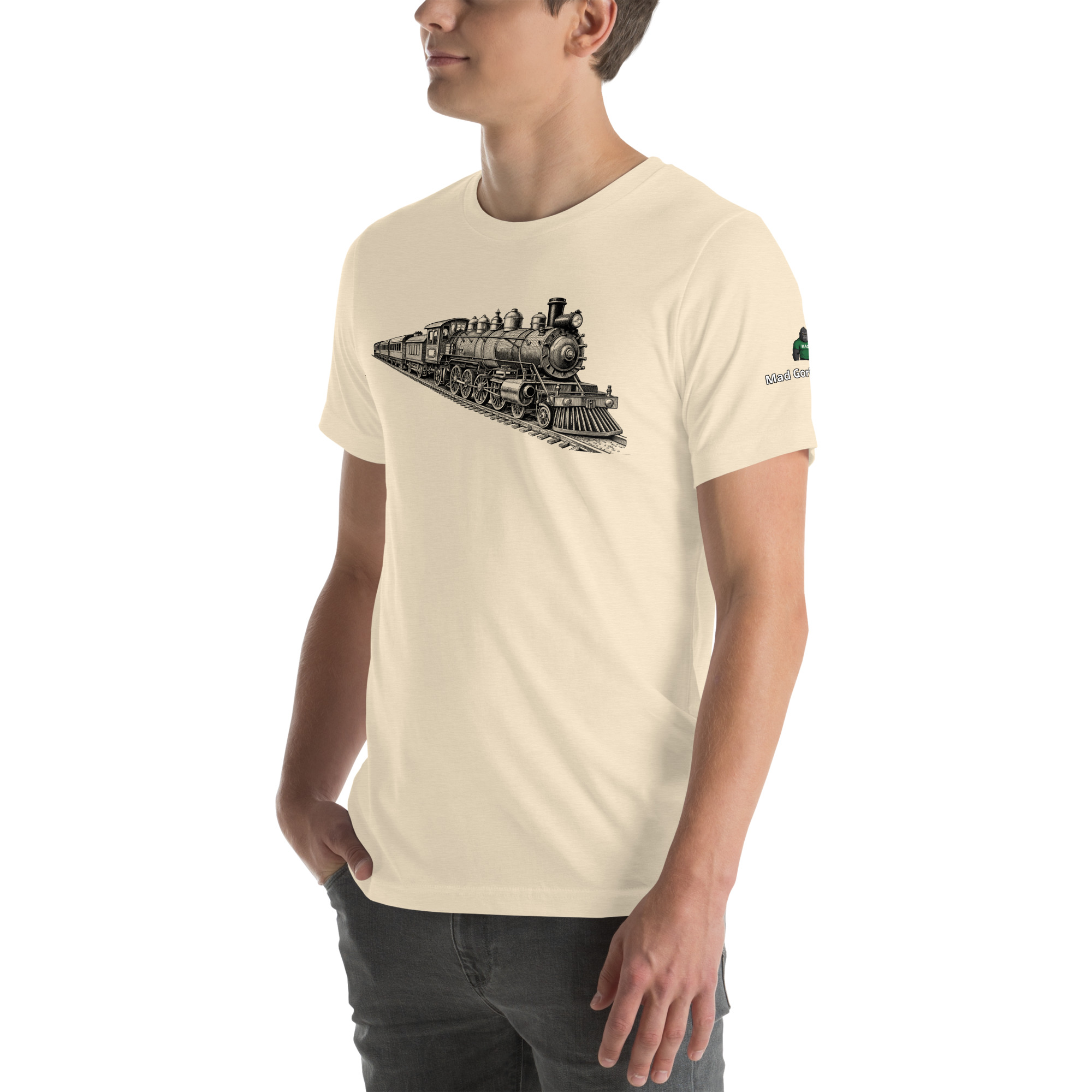 Old Train Graphic Unisex t-shirt 63 Old Train Graphic Unisex t-shirt - Image 63