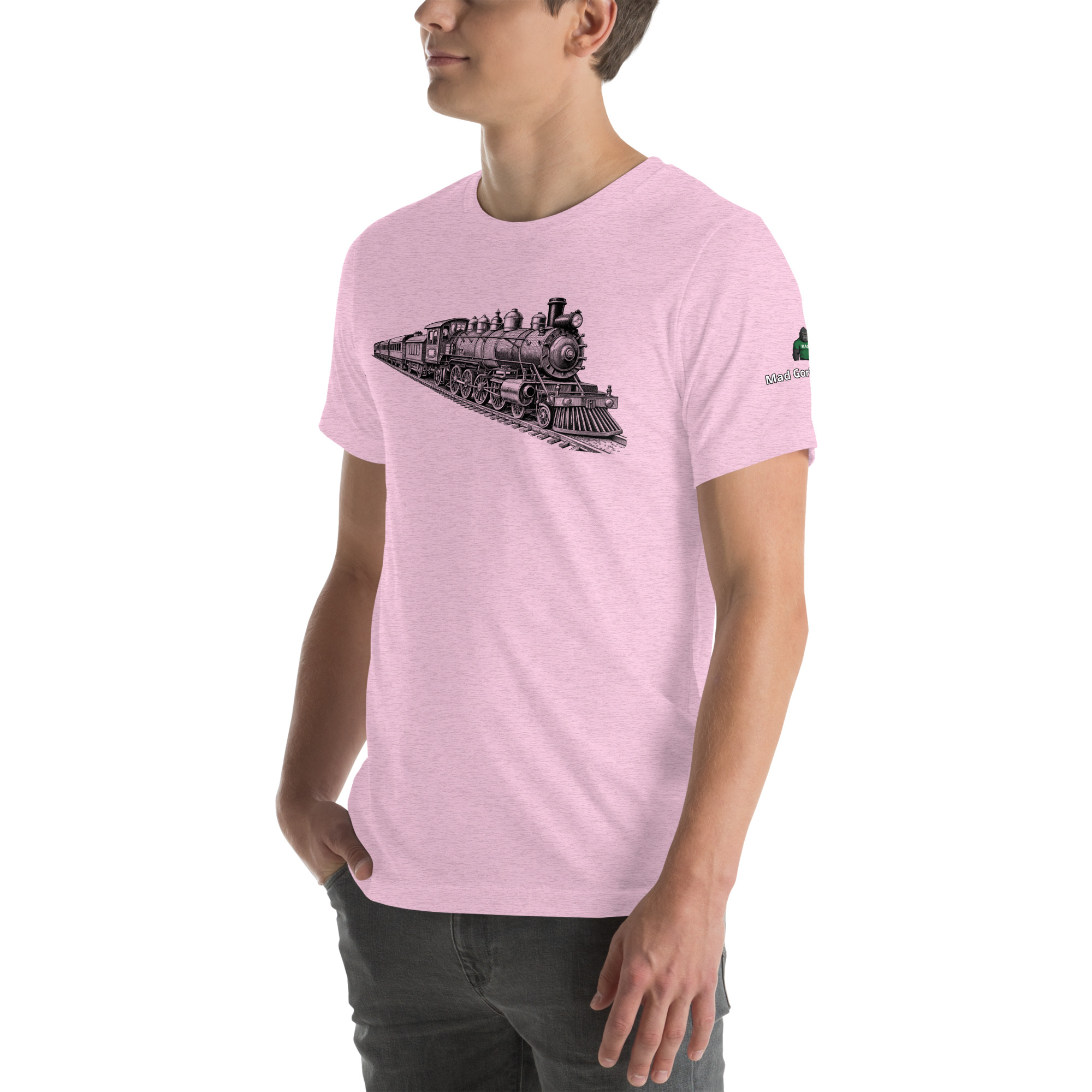 Old Train Graphic Unisex t-shirt 11 Old Train Graphic Unisex t-shirt - Image 11