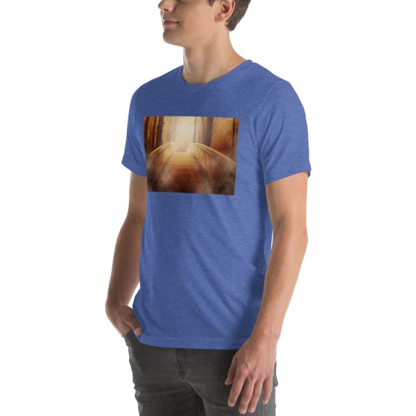 Bridge in the Forest Graphic Unisex T-shirt - Image 52