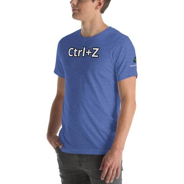 Cntrl + Z Funny Unisex t-shirt - Image 60