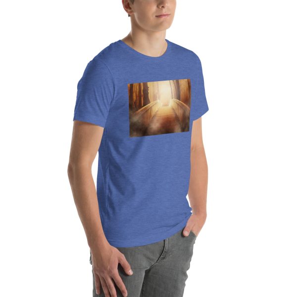 Bridge in the Forest Graphic Unisex T-shirt - Image 54