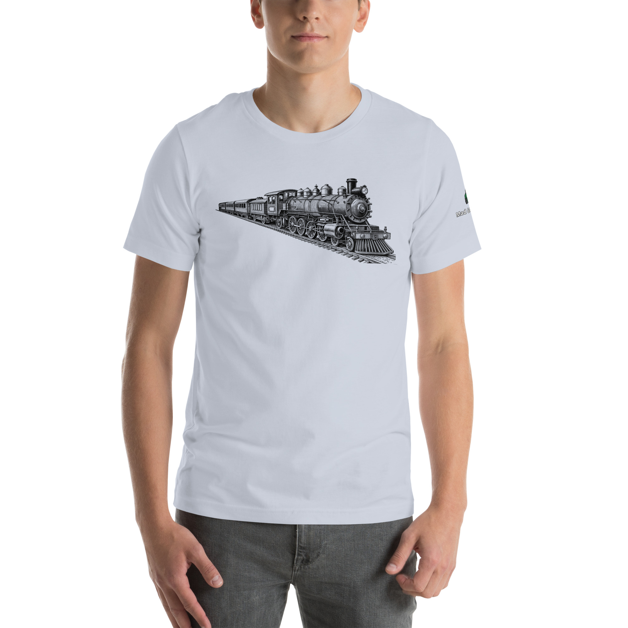 Old Train Graphic Unisex t-shirt 37 Old Train Graphic Unisex t-shirt - Image 37