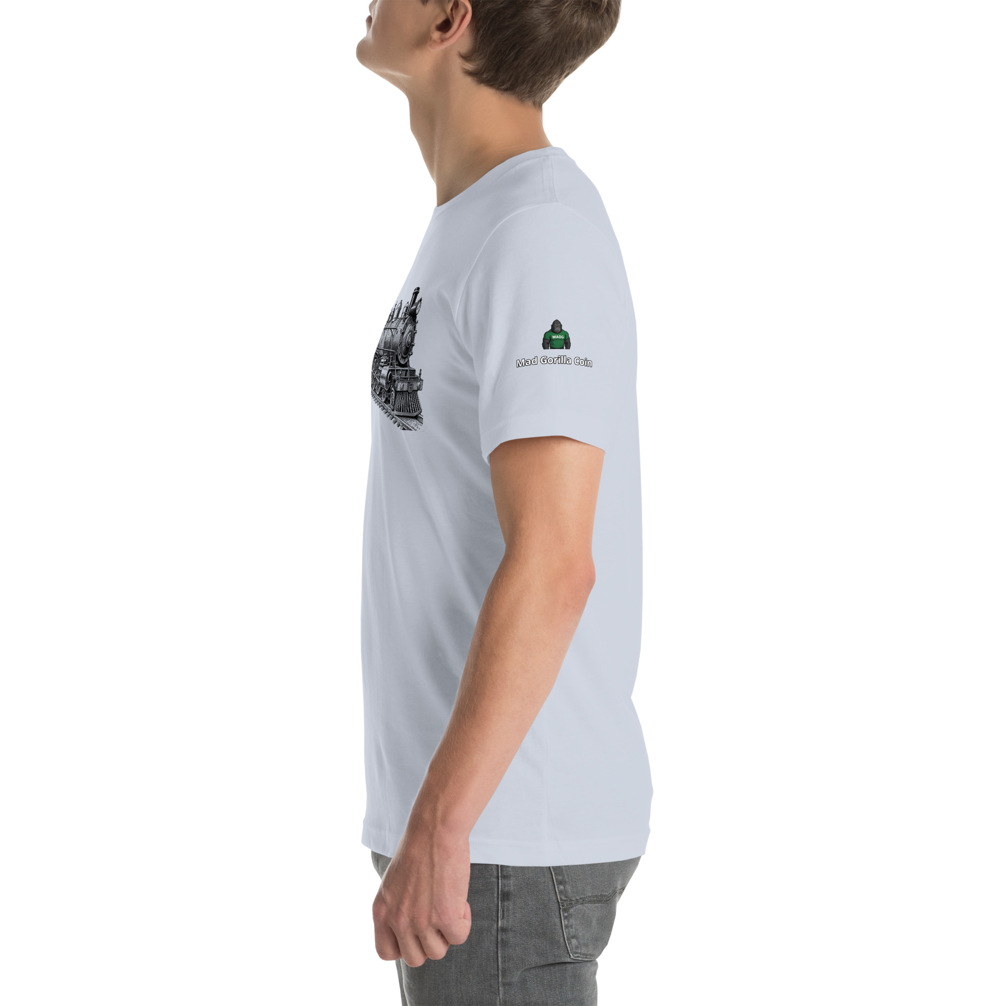 Old Train Graphic Unisex t-shirt 39 Old Train Graphic Unisex t-shirt - Image 39