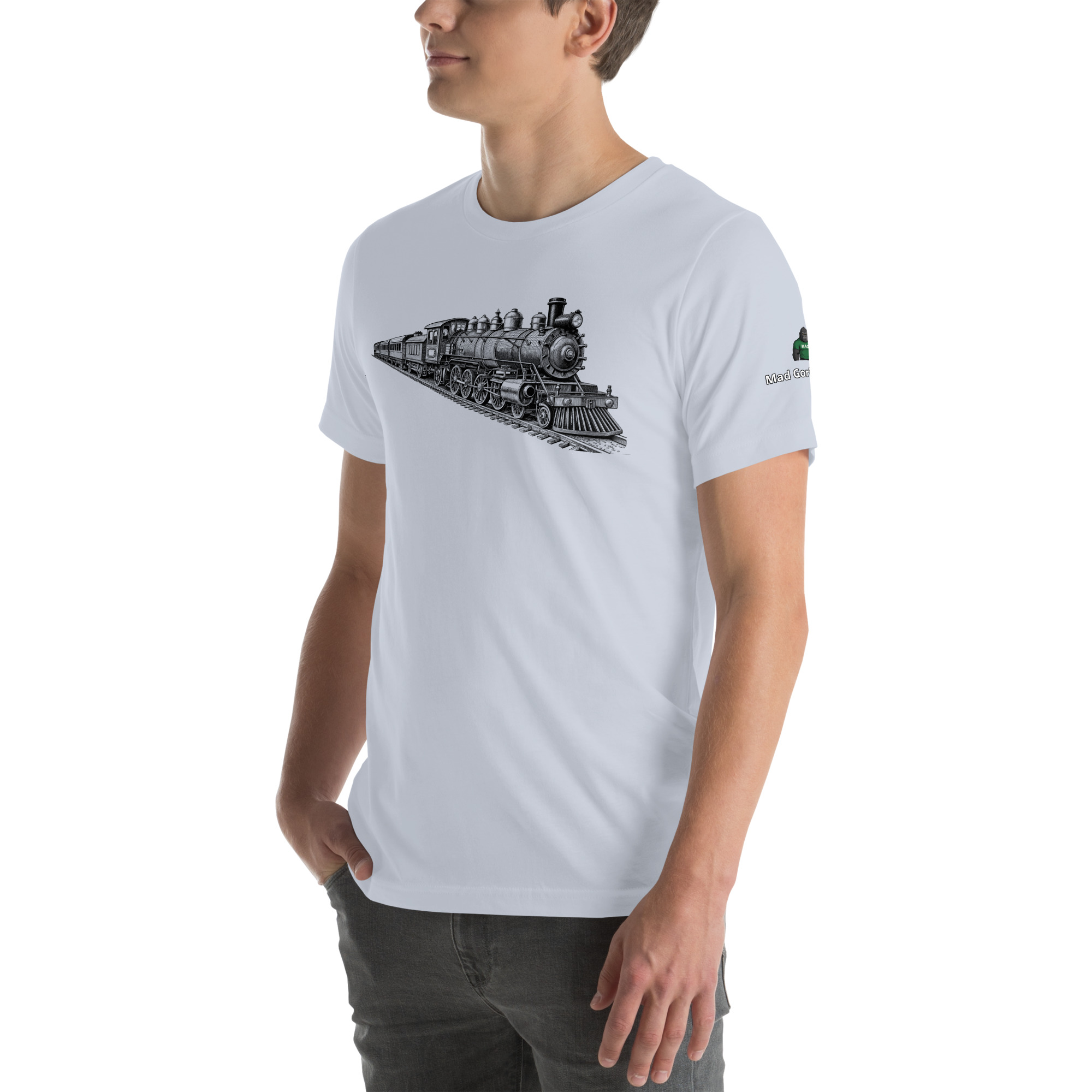 Old Train Graphic Unisex t-shirt 40 Old Train Graphic Unisex t-shirt - Image 40