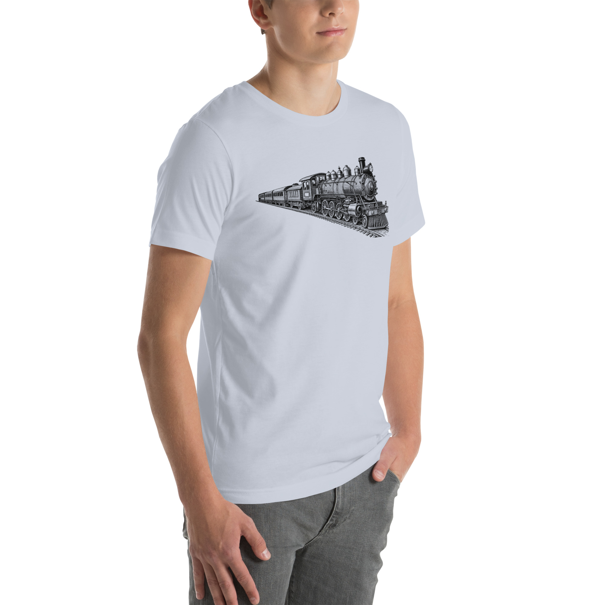 Old Train Graphic Unisex t-shirt 42 Old Train Graphic Unisex t-shirt - Image 42