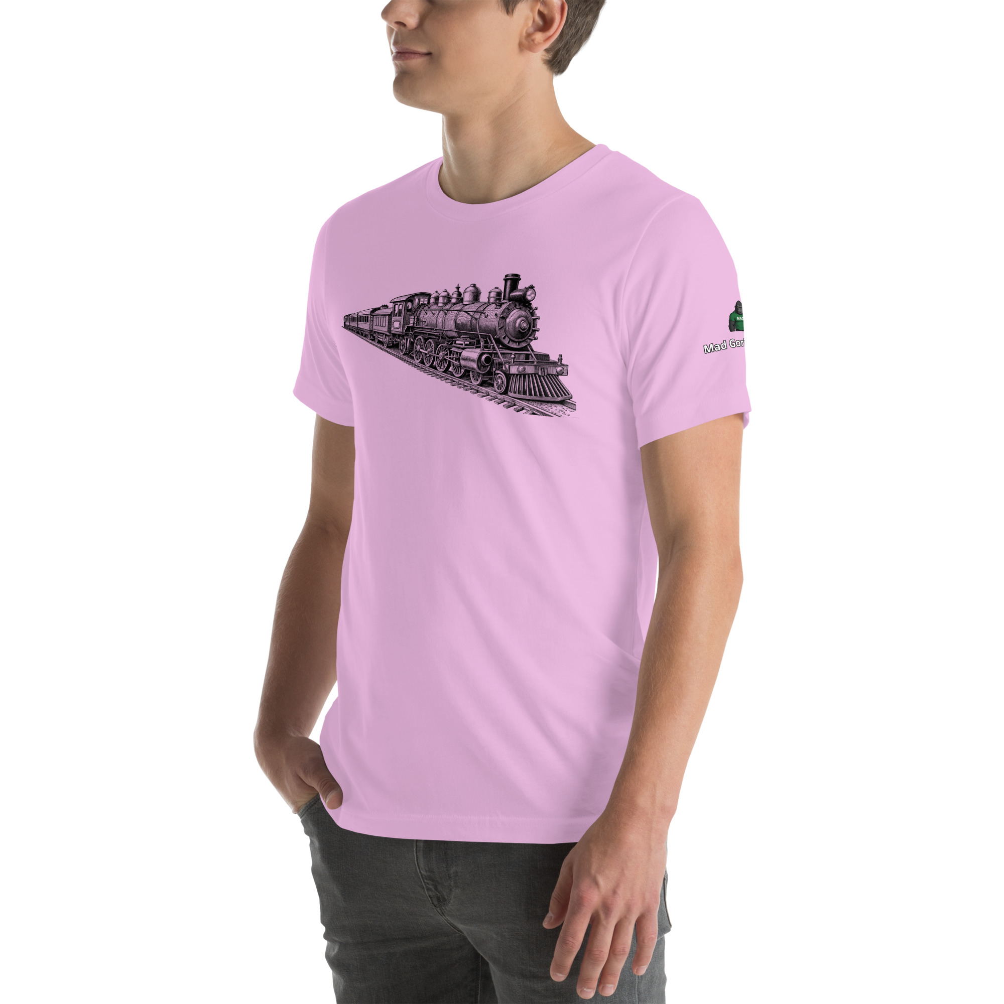 Old Train Graphic Unisex t-shirt 28 Old Train Graphic Unisex t-shirt - Image 28