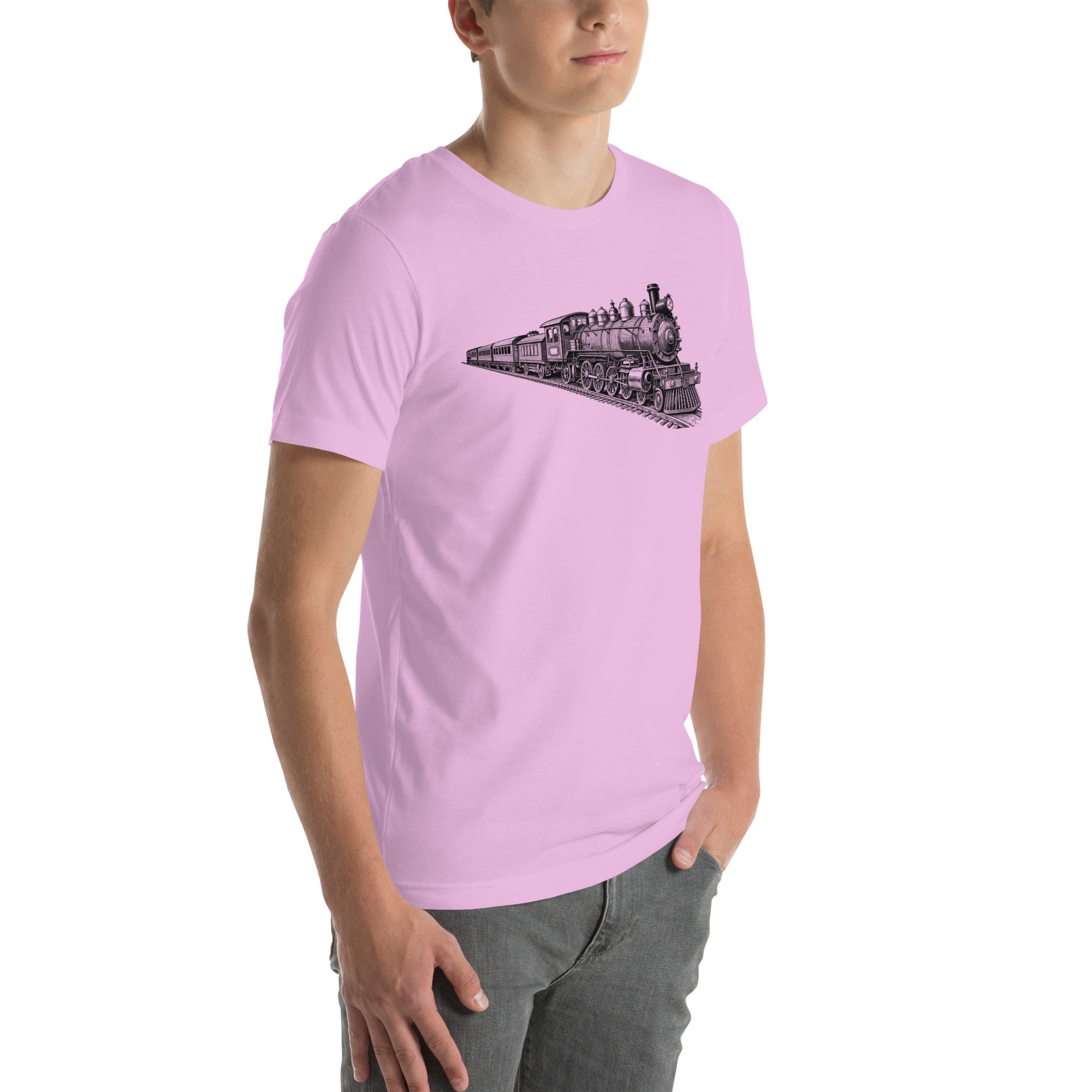 Old Train Graphic Unisex t-shirt 30 Old Train Graphic Unisex t-shirt - Image 30