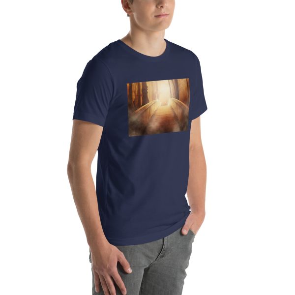 Bridge in the Forest Graphic Unisex T-shirt - Image 18
