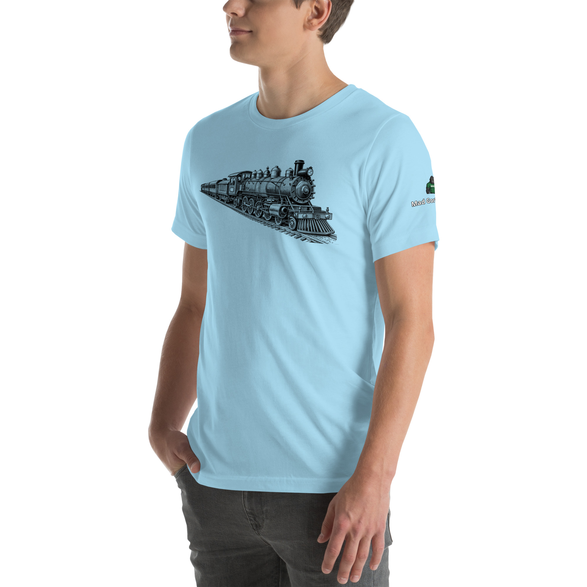 Old Train Graphic Unisex t-shirt 46 Old Train Graphic Unisex t-shirt - Image 46