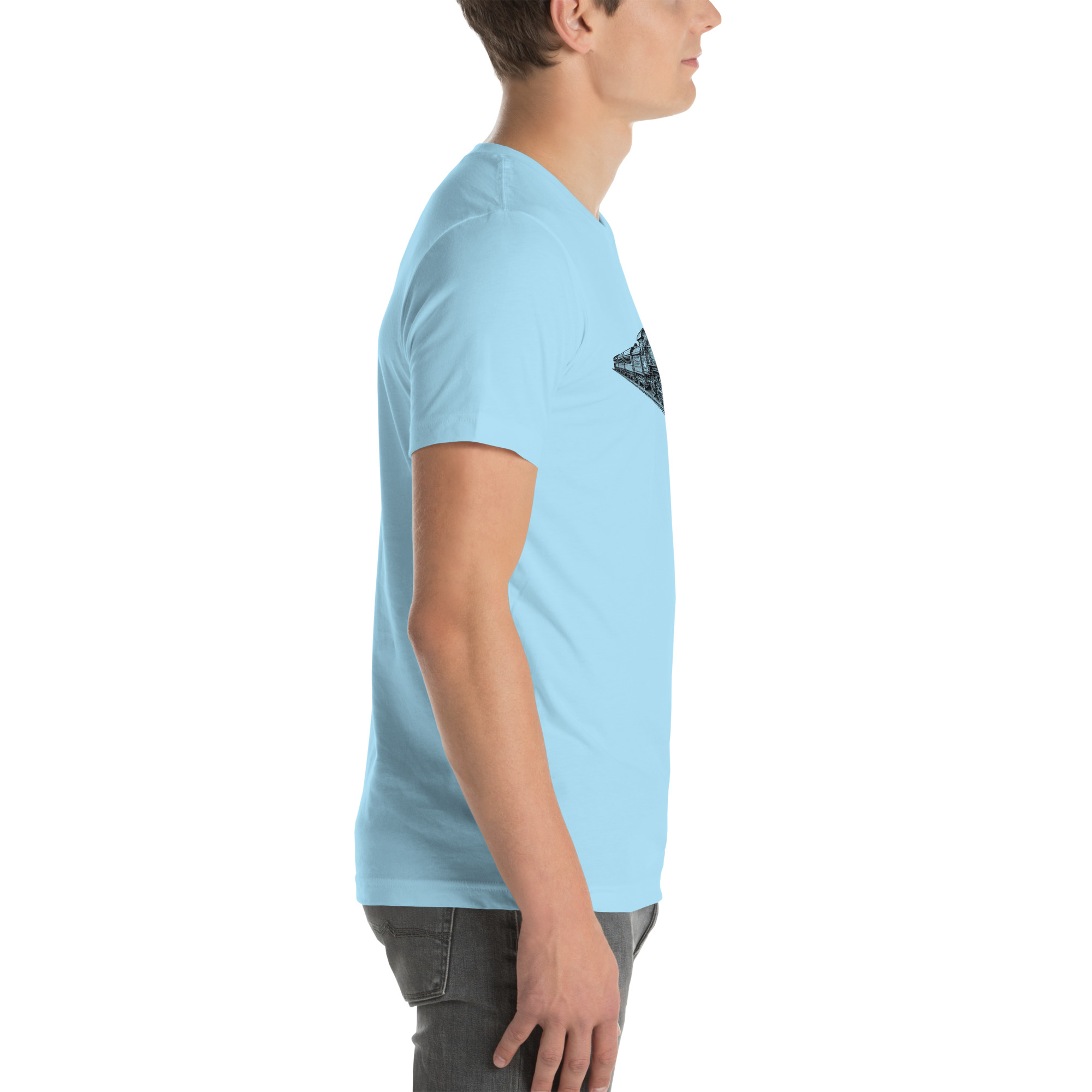 Old Train Graphic Unisex t-shirt 47 Old Train Graphic Unisex t-shirt - Image 47