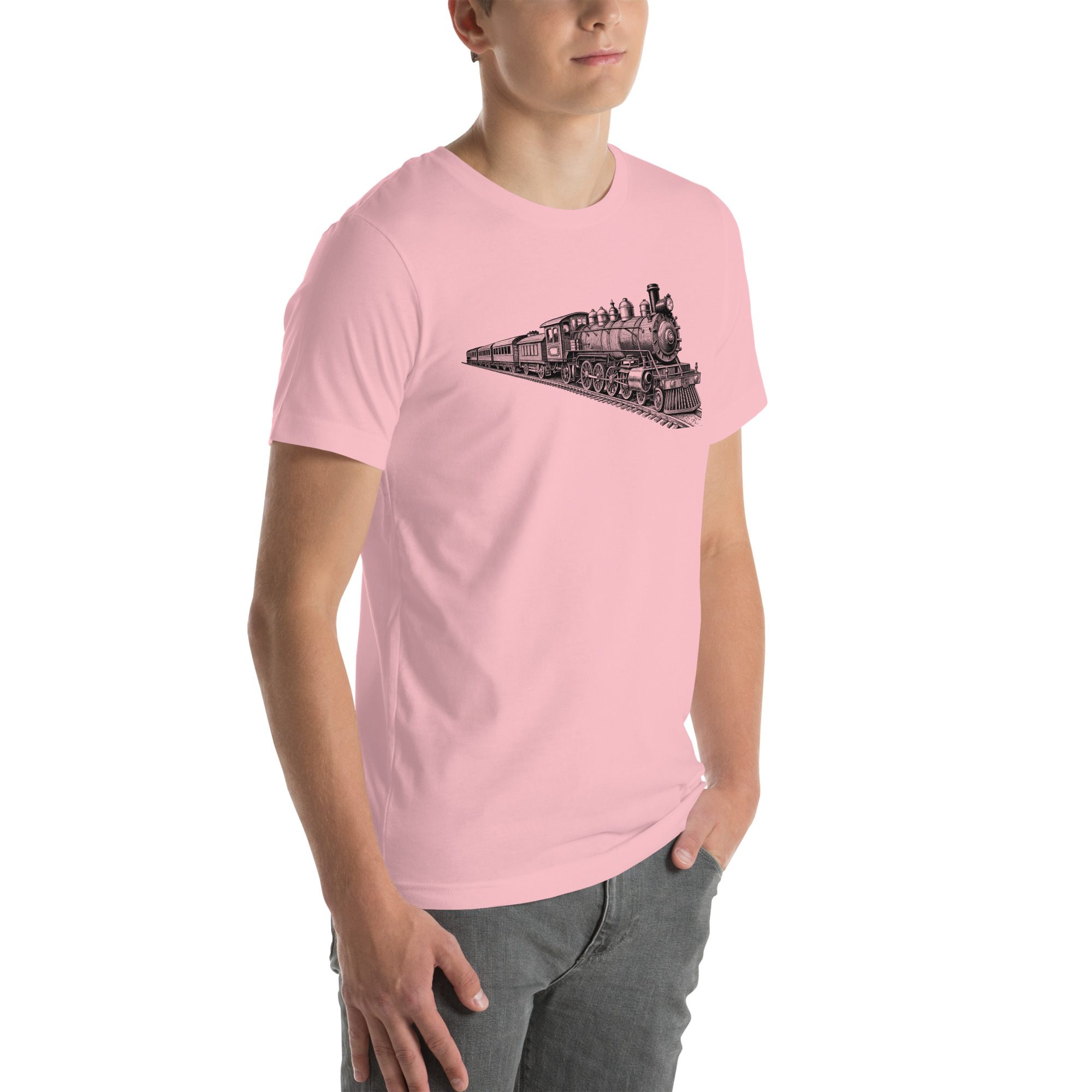 Old Train Graphic Unisex t-shirt 36 Old Train Graphic Unisex t-shirt - Image 36