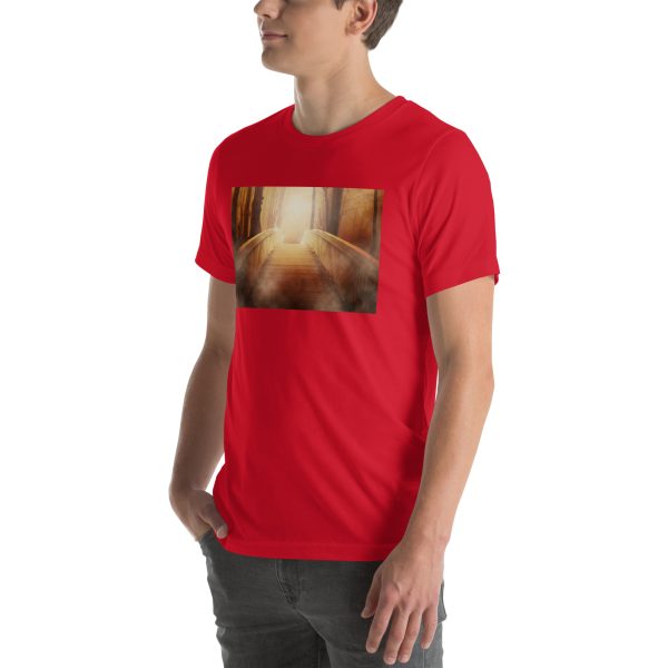 Bridge in the Forest Graphic Unisex T-shirt - Image 28