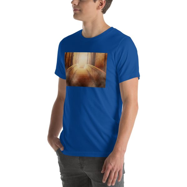Bridge in the Forest Graphic Unisex T-shirt - Image 34