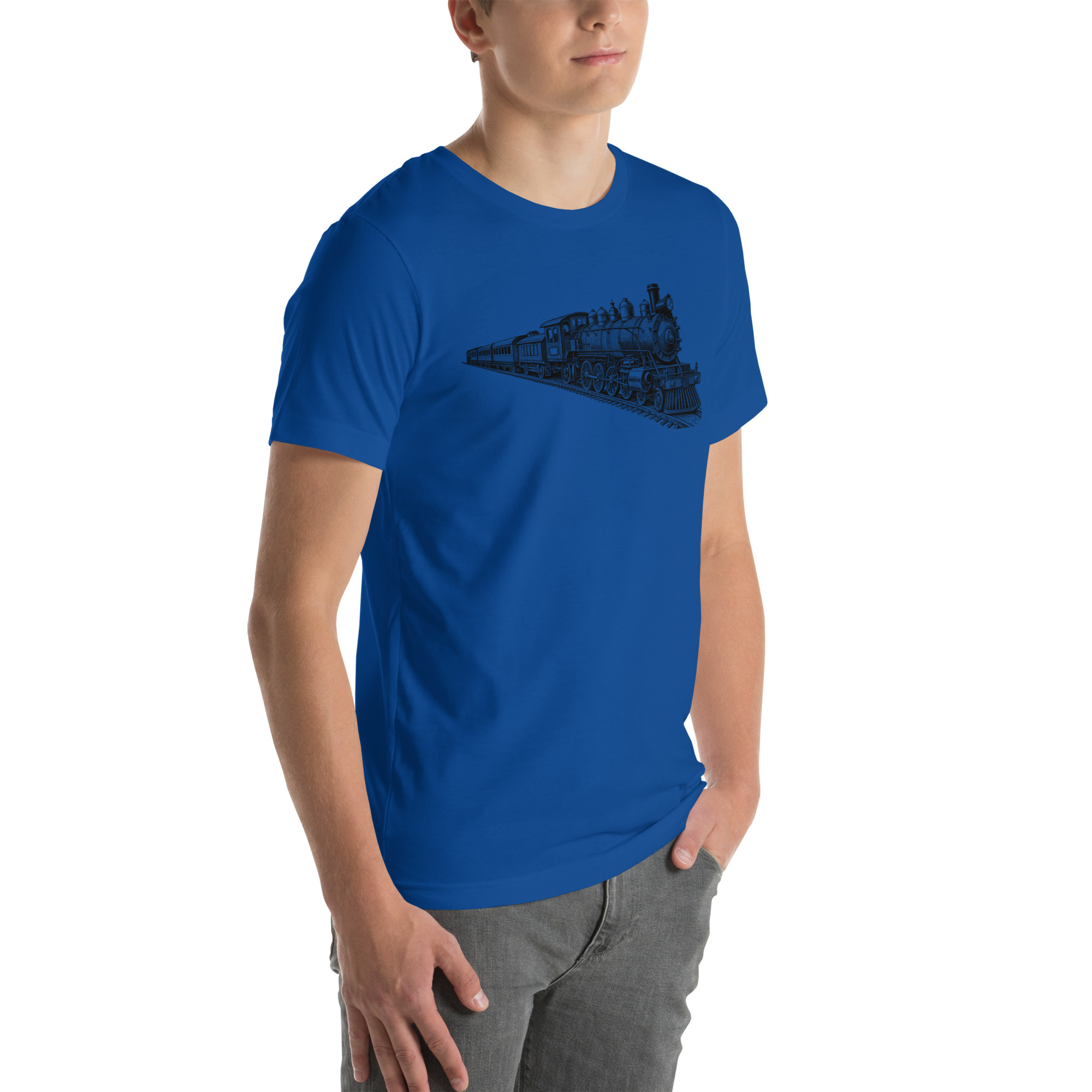 Old Train Graphic Unisex t-shirt 7 Old Train Graphic Unisex t-shirt - Image 7