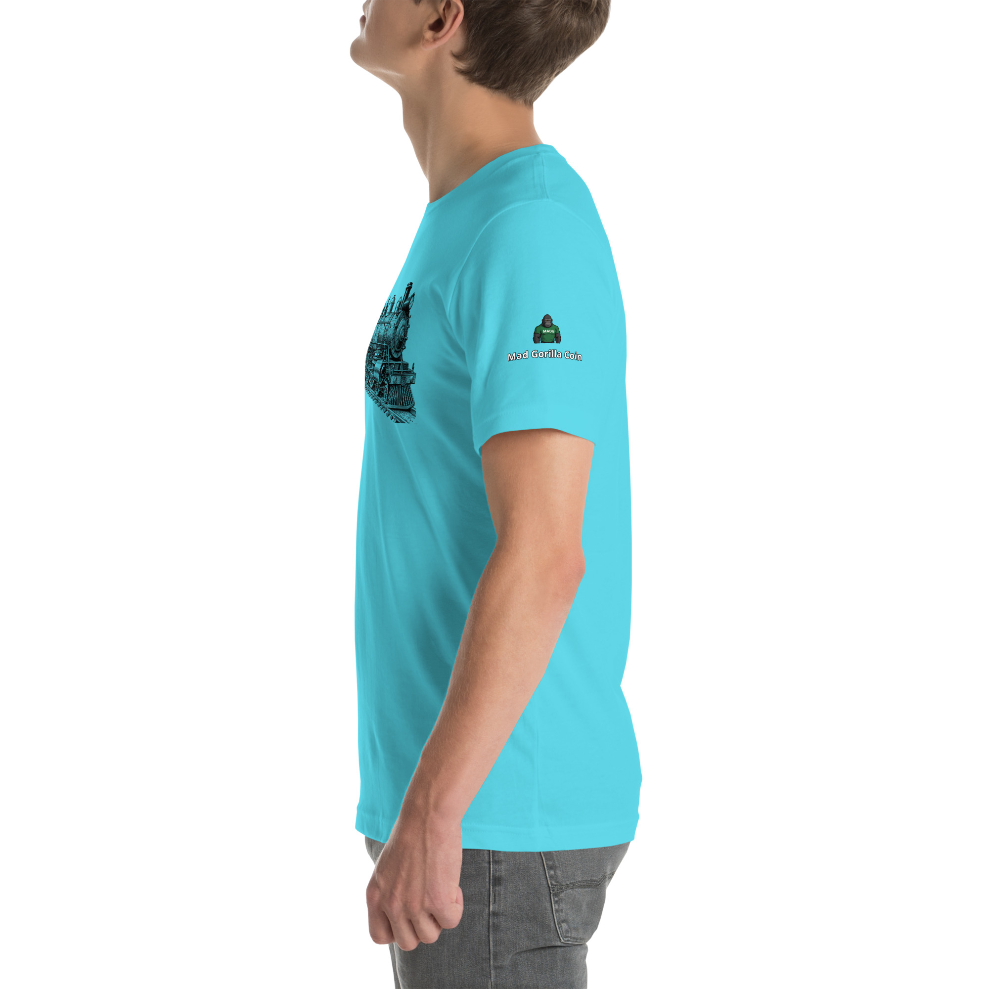 Old Train Graphic Unisex t-shirt 14 Old Train Graphic Unisex t-shirt - Image 14