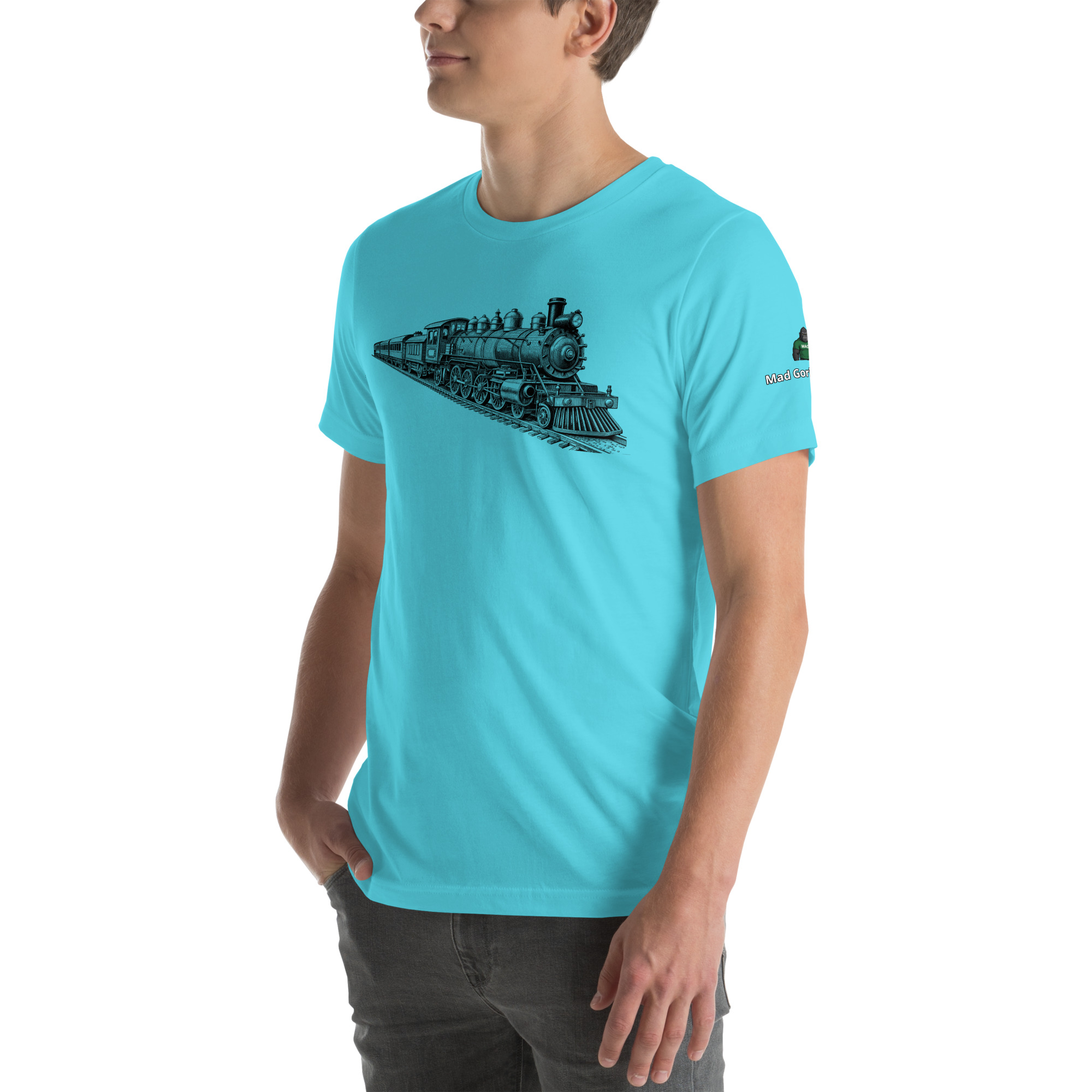 Old Train Graphic Unisex t-shirt 16 Old Train Graphic Unisex t-shirt - Image 16