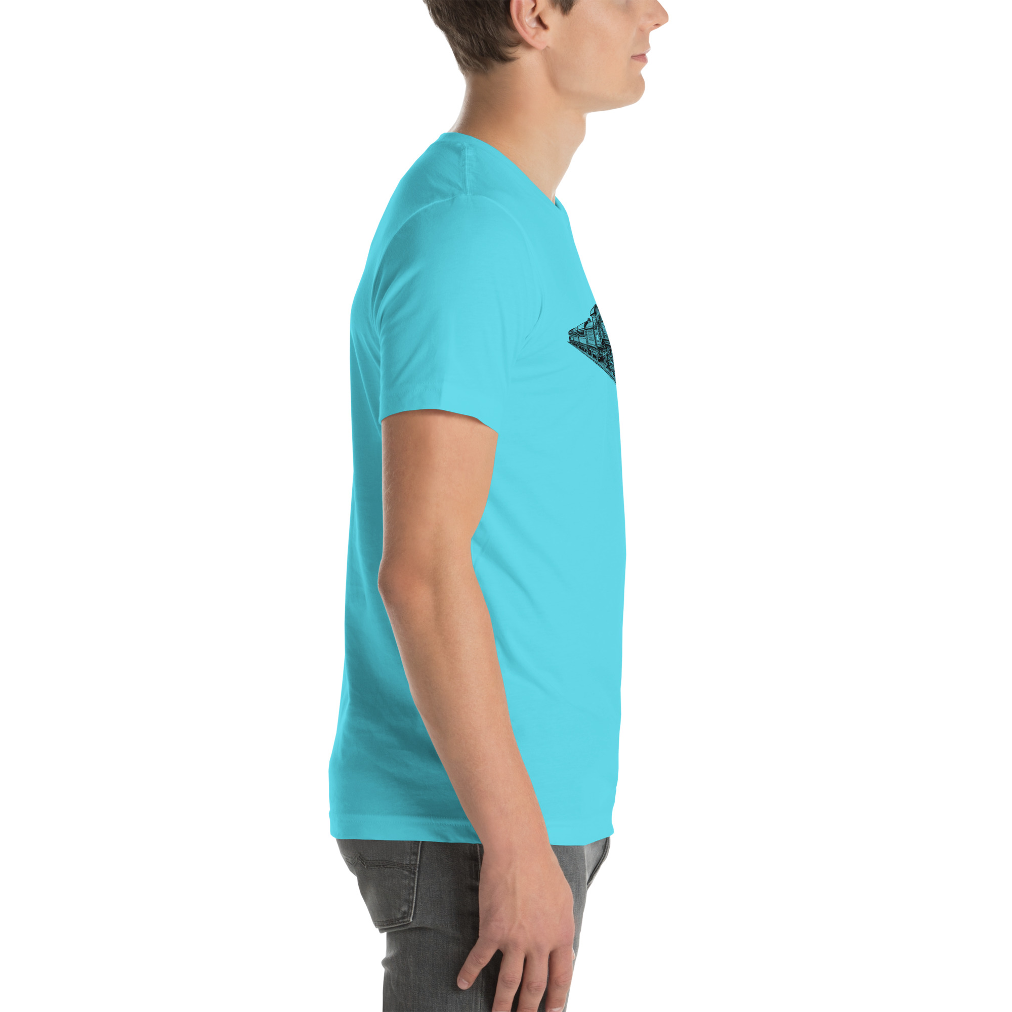 Old Train Graphic Unisex t-shirt 15 Old Train Graphic Unisex t-shirt - Image 15